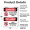 Signmission Do Not Enter High Voltage Bilingual Danger Sign, Aluminum, 12in W x 18in L, 2PK OS-2PACK-DS-A-1218-VS-1134 - alternate 7